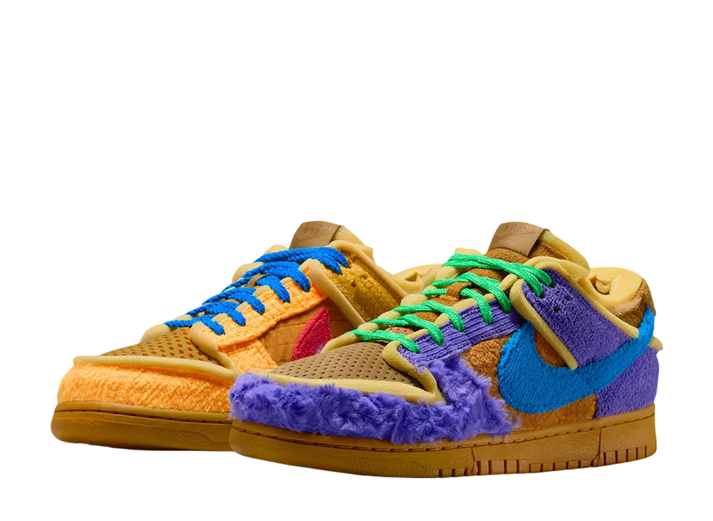 Cactus Plant Flea Market × Nike Swamp Sponge Dunk Low "Psychic Purple/Photo Blue/Gold Suede"