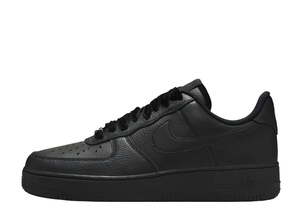 ナイキ ウィメンズ エアフォース1 ロー "リボンレース/トリプルブラック"