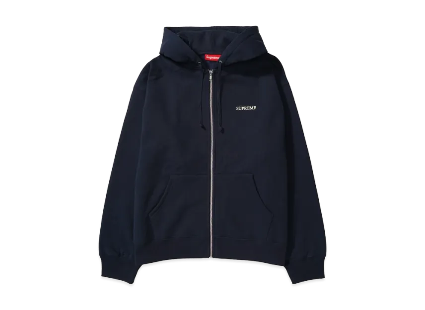 Supreme IDGAF Zip Up Hooded Sweatshirt Supreme IDGAF Zip Up Hooded Sweatshirt