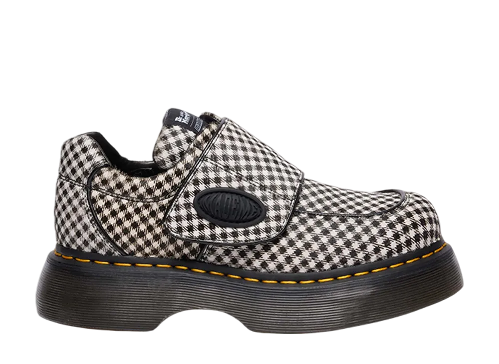 MadeMe × Dr.Martens Women's Buzz "Black/White Check"