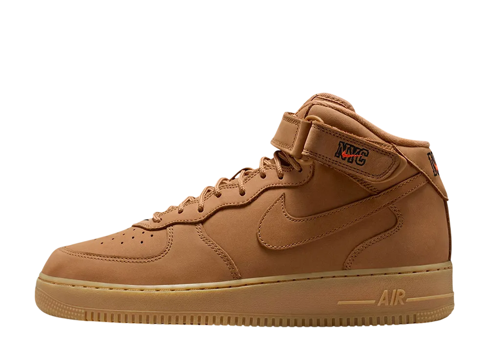 ナイキ エアフォース1 ミッド プレミアム QS "フラックスニューヨーク"