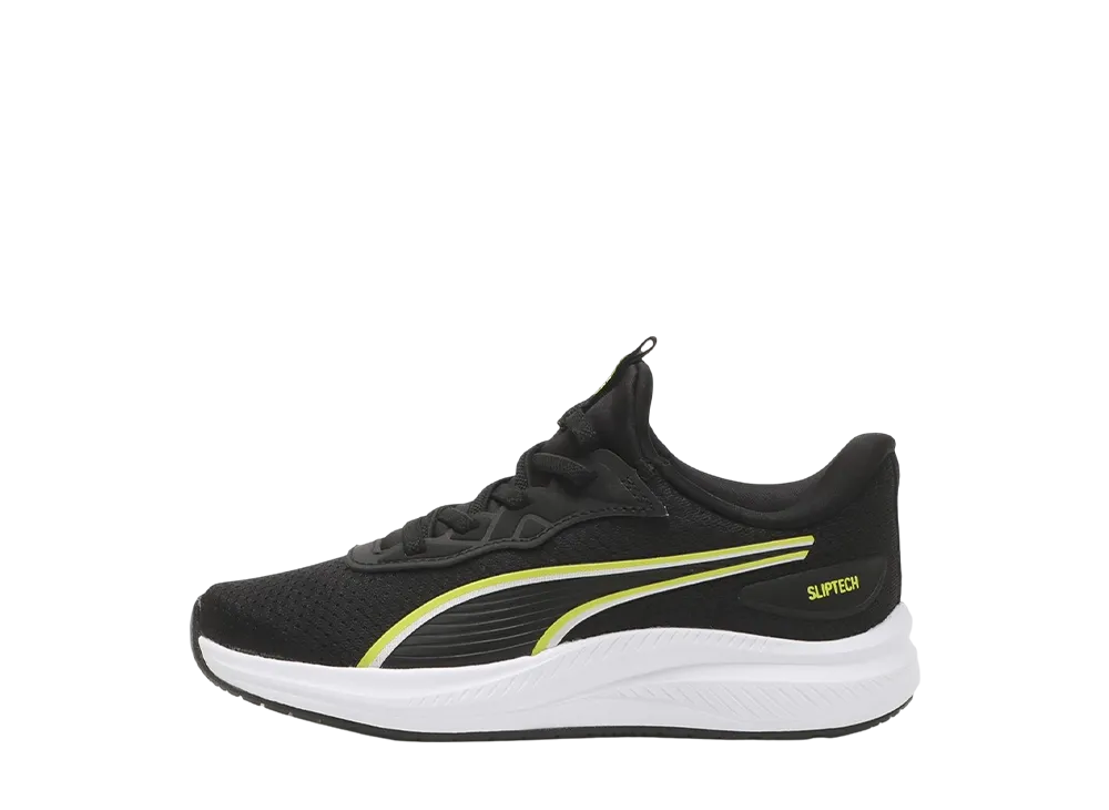 プーマ PS スカイロケット ライト2 イーズイン "ブラック/ライムスマッシュ" (キッズ)