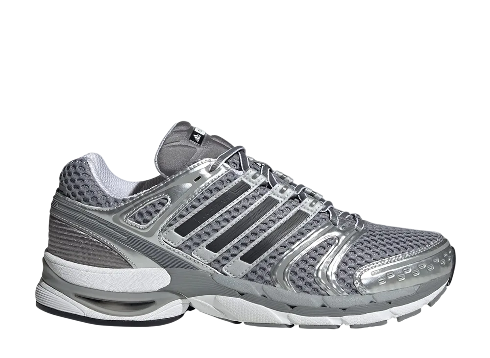 アディダス アディスター コントロール5 "グレースリー/コアブラック/シルバーメタリック"