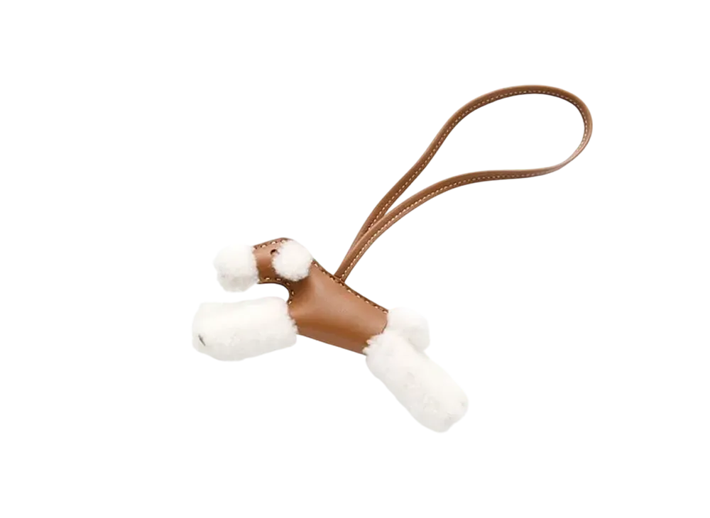 Hermes Budy Charm "Gold/Craie/Ecru"