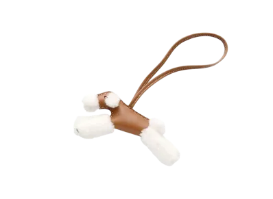 Hermes Budy Charm "Gold/Craie/Ecru"