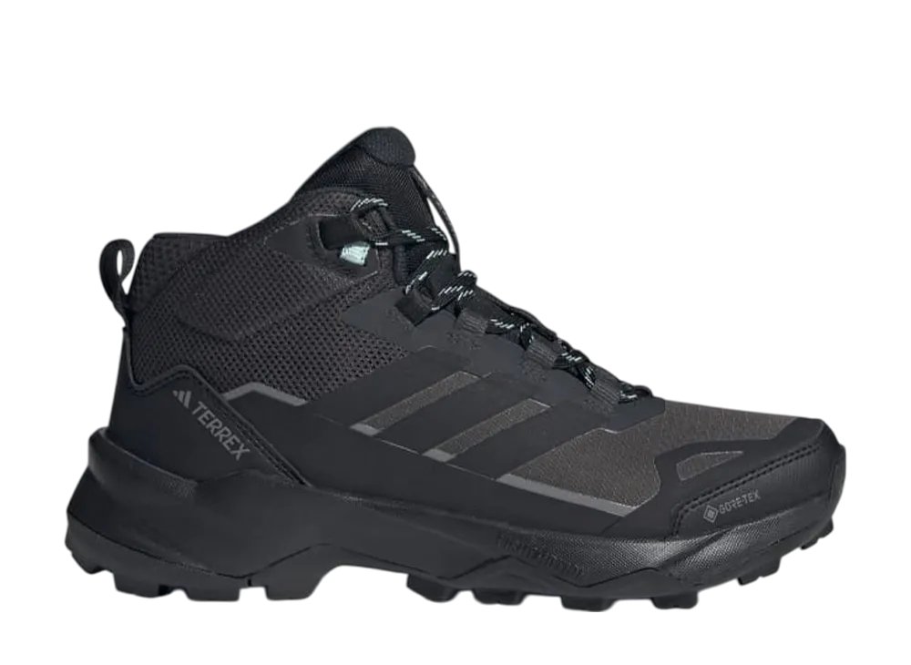 adidas Women's Terrex Skychaser AX5 Mid GORE-TEX "Carbon/Core Black/Semi Flash Aqua"
