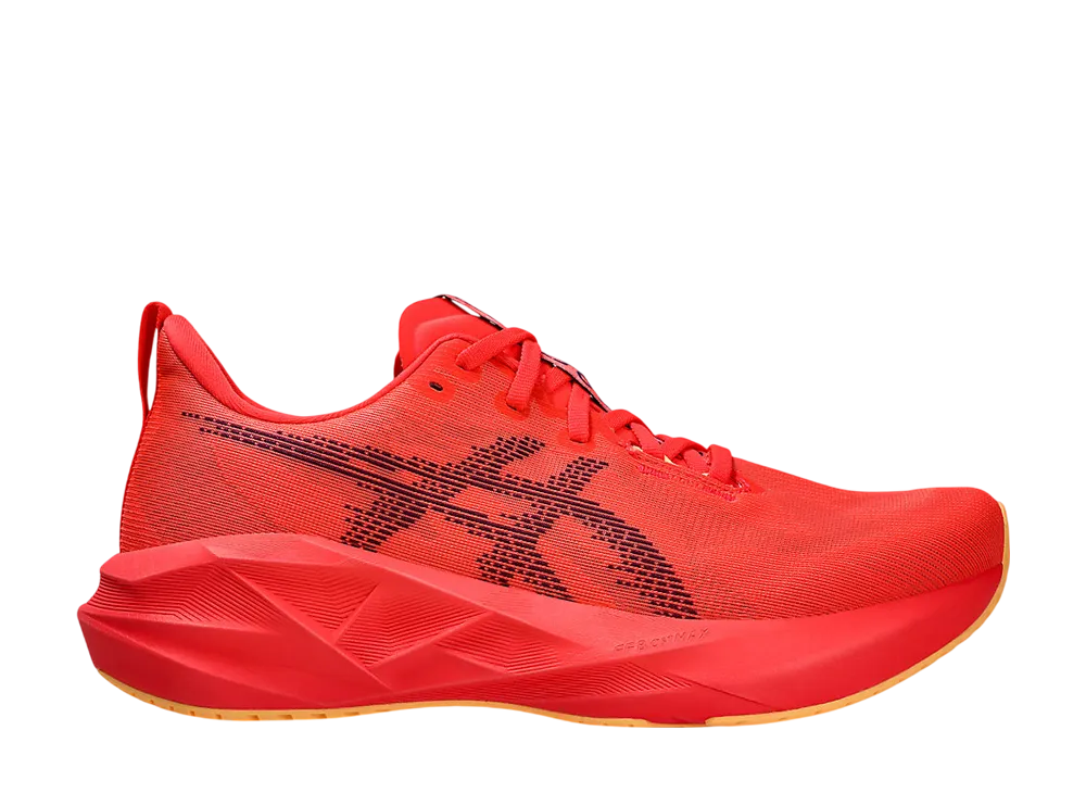 アシックス ノヴァブラスト5 "フラッシュレッド/エドパープル"