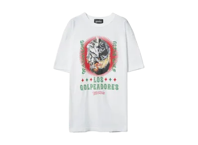 PRO WRESTLING NOAH 25th ANNIV \ TWOPLATOONS X LOS GOLPEADORES 2025 T SHIRTS "WHITE"