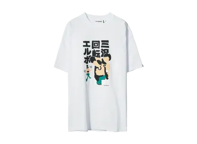 PRO WRESTLING NOAH 25th ANNIV \ COTTON PAN Mitsuharu Misawa TEE "WHITE"