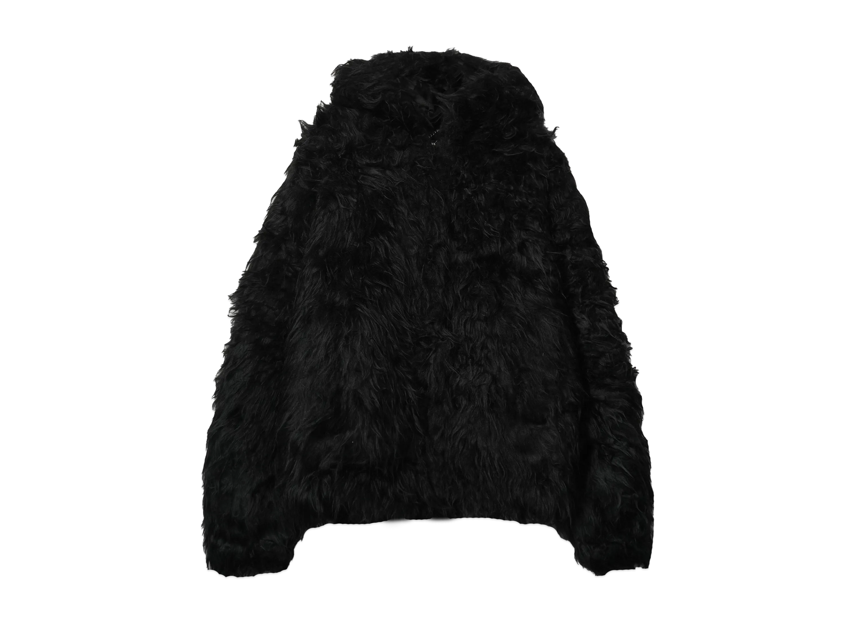 Supreme x Y's by Yohji Yamamoto Faux Fur WINDSTOPPER Hooded Bomber Jacket "Black"