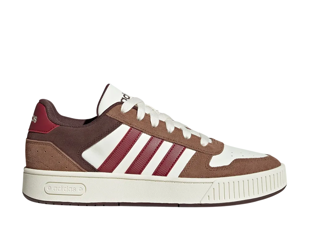 アディダス ウィメンズ Dパッド クラシック "オフホワイト/カレッジエイトバーガンディ/プリラブドブラウン"
