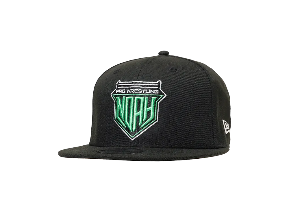 PRO WRESTLING NOAH 25th ANNIV \ NEW ERA x LOGO CAP "BLACK x GREEN"