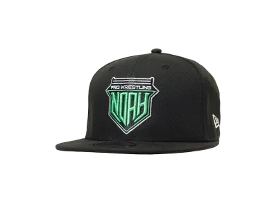 PRO WRESTLING NOAH 25th ANNIV \ NEW ERA x LOGO CAP "BLACK x GREEN"