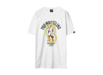 PRO WRESTLING NOAH 25th ANNIV \ Mongra POP Illustration T-SHIRT (Kaito Kiyomiya) "WHITE"