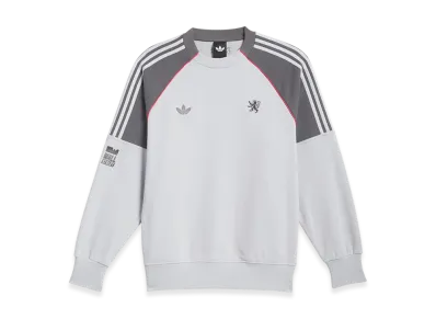 adidas Wall Street x Olympique Lyonnais crew neck sweatshirt "Light Solid Grey/Grey Five"