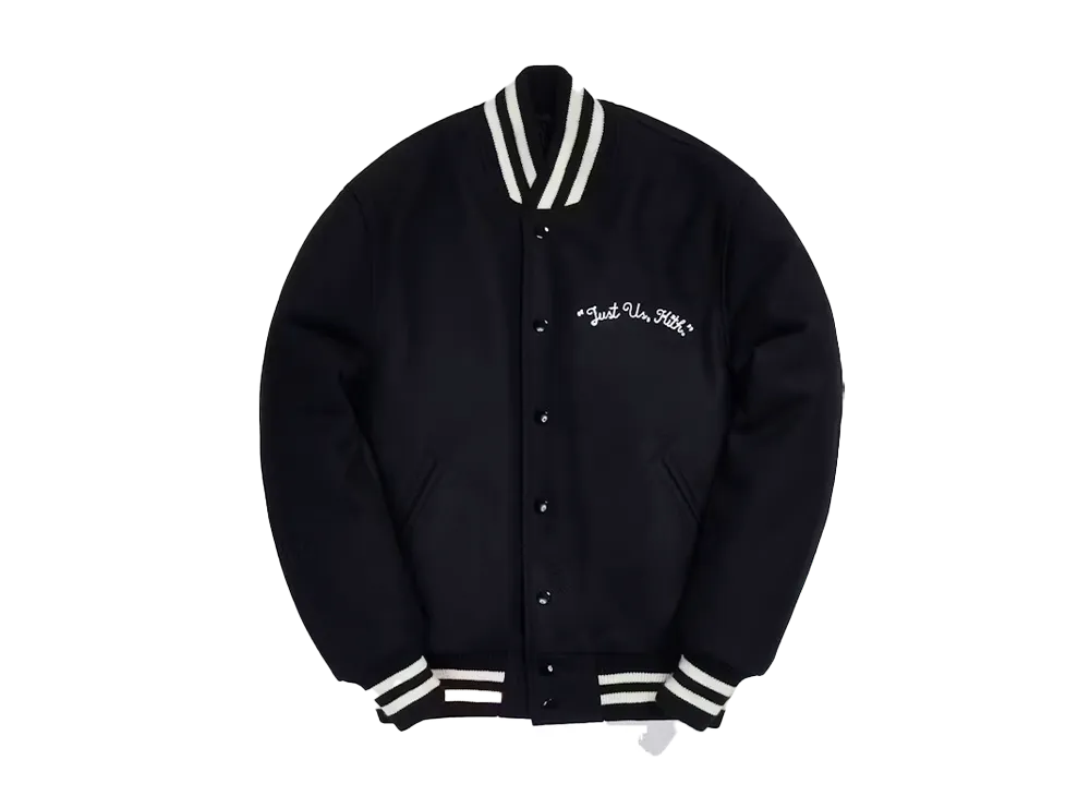 Kith x Looney Tunes Golden Bear Varsity Jacket "Black"