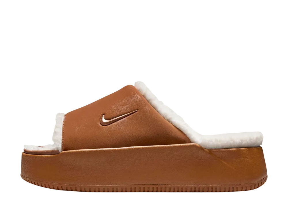 ナイキ ウィメンズ カーム エレベーション ファー スライド "ライトブリティッシュタン"