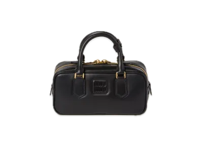 MIU MIU Arcadie Leather Bag "Black"