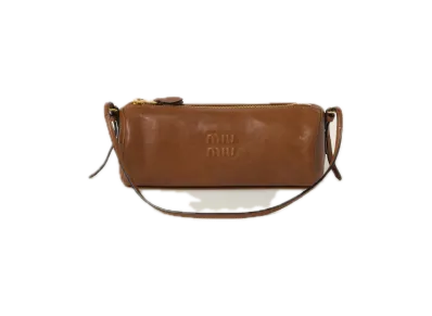 MIU MIU Nappa Leather Pouch "Brown"
