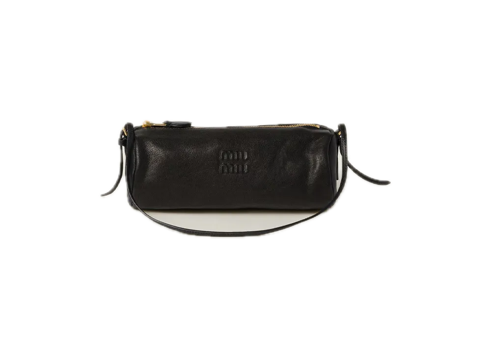 MIU MIU Nappa Leather Pouch "Black"
