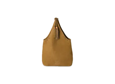 MIU MIU Suede Handbag with Tassels "Olive"