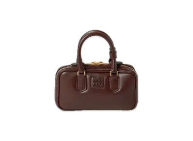 MIU MIU Arcadie Leather Mini Bag "Brown"