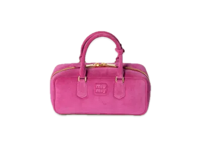 MIU MIU Arcadie Suede Bag "Future Pink"