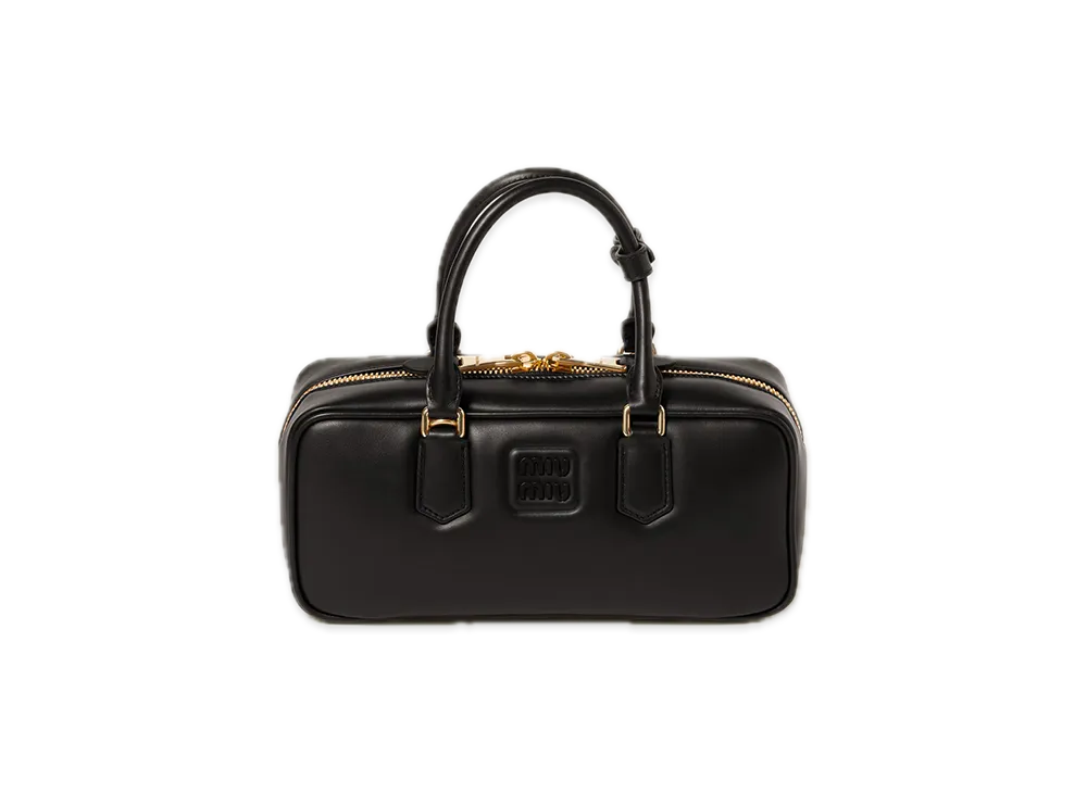 MIU MIU Arcadie Leather Bag "Black"