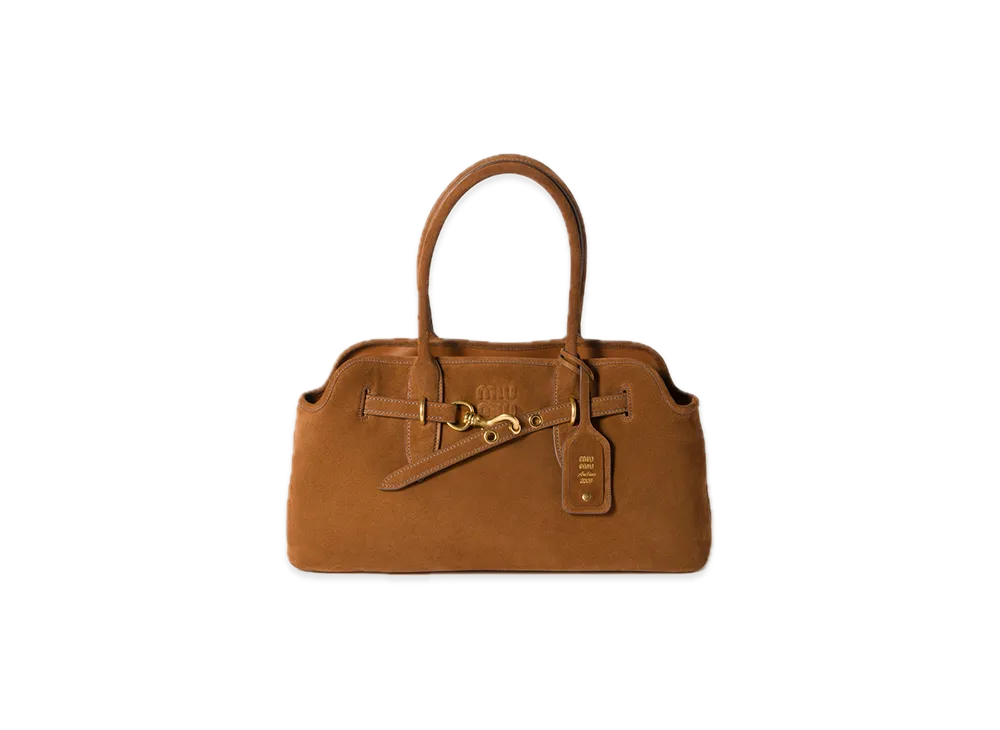 MIU MIU Aventure Suede Bag "Brown"