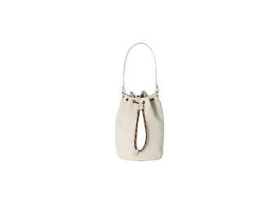 MIU MIU Gabardine Pouch "Plaster White"