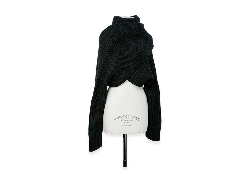 sacai Wool Knit Pullover "Black"