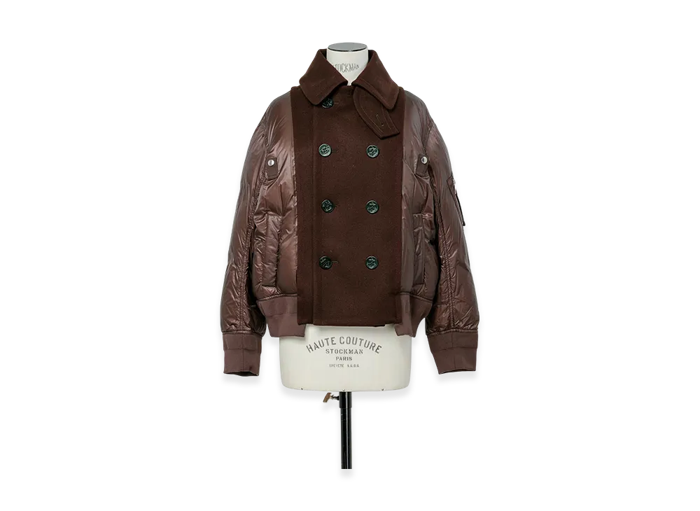 sacai Puffer Blouson "Brown"