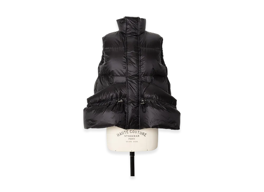 ブルッキー美品sacai Puffer Vest ブラック サイズ1 Puffer Vest | sacai Official Store サカイ オフィシャル