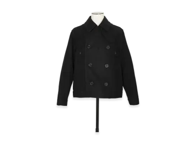 sacai Denim x Wool Melton Jacket "Black"