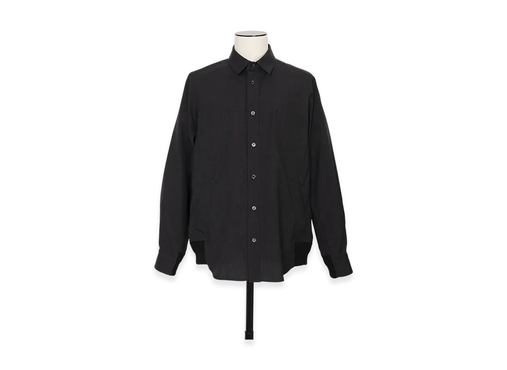 sacai Suiting Shirt "Charcoal Gray"