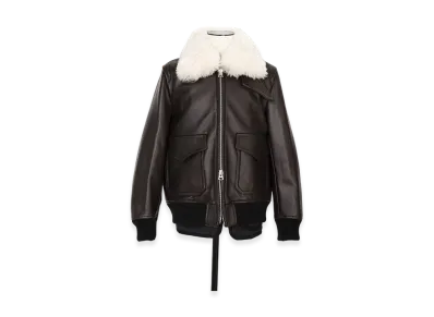 sacai Leather Jacket "Brown"