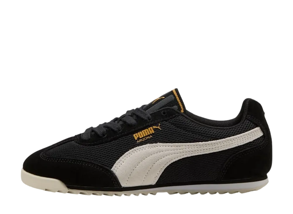 プーマ ウィメンズ アリゾナ ユーロ "プーマブラック/アルパインスノー"
