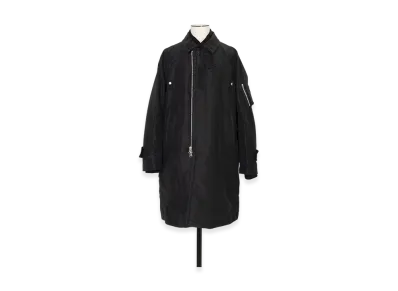 sacai Nylon Twill Coat "Black"