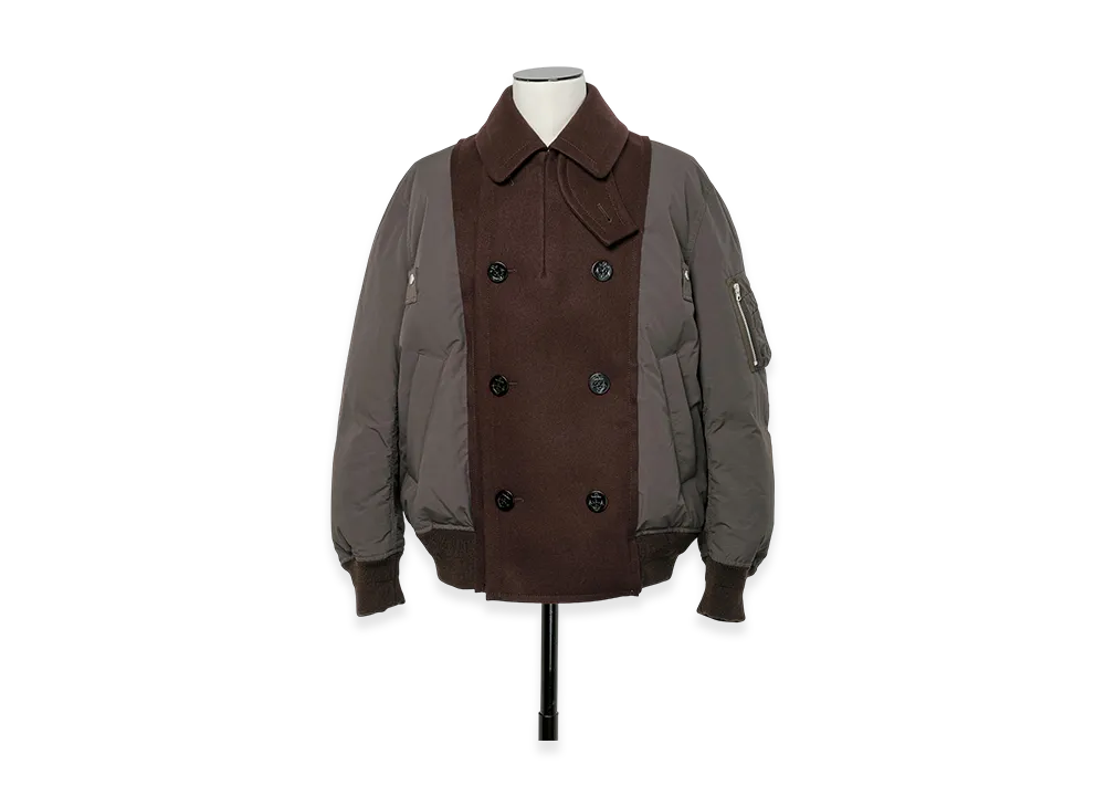 sacai Puffer Jacket "Brown"