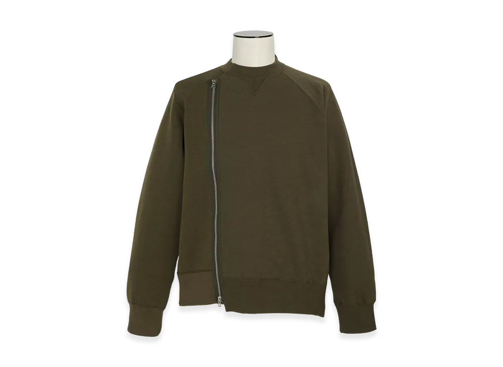 sacai Sponge Sweat Blouson "Khaki/Brown"