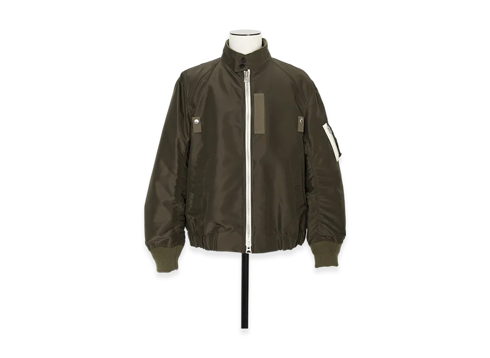 sacai Nylon Twill Blouson "Dark Khaki"