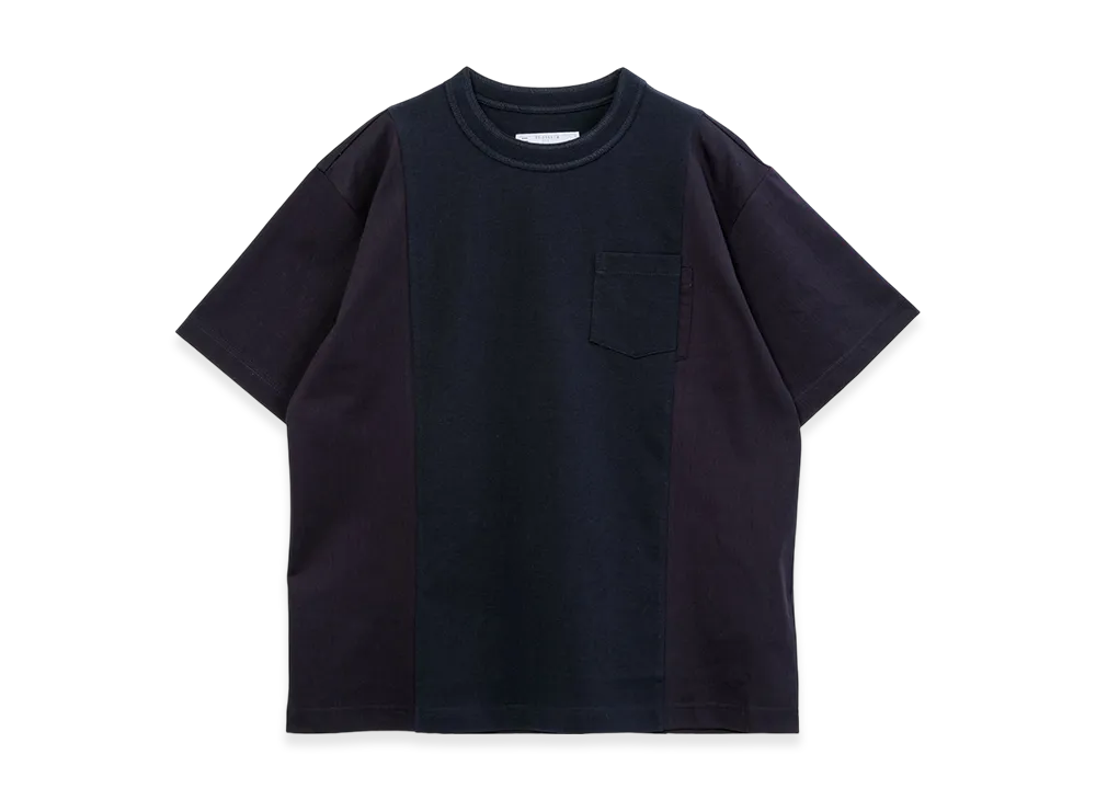 sacai Cotton Jersey T-Shirt "Navy"