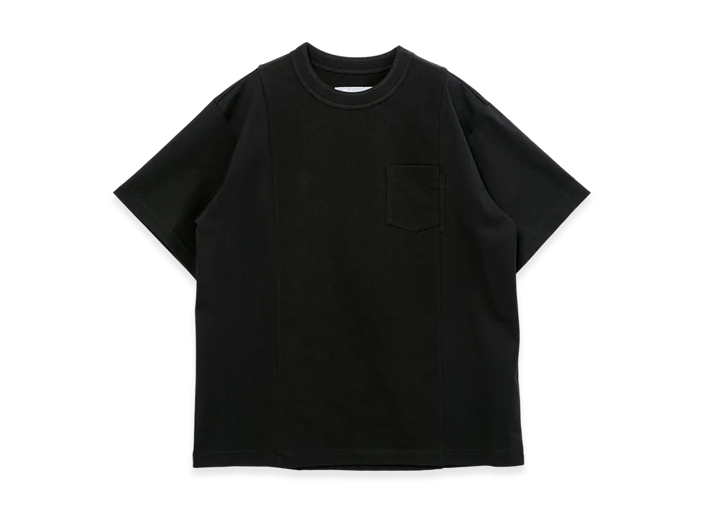 sacai Cotton Jersey T-Shirt "Black"