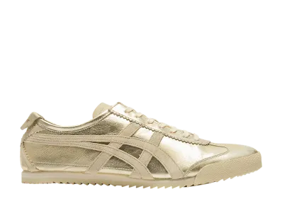 オニツカタイガー ニッポンメイド メキシコ66 デラックス "ピュアゴールド/クリーム"