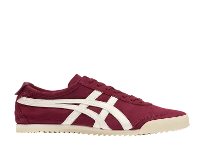 オニツカタイガー ニッポンメイド メキシコ66 デラックス "バーガンディ/クリーム"