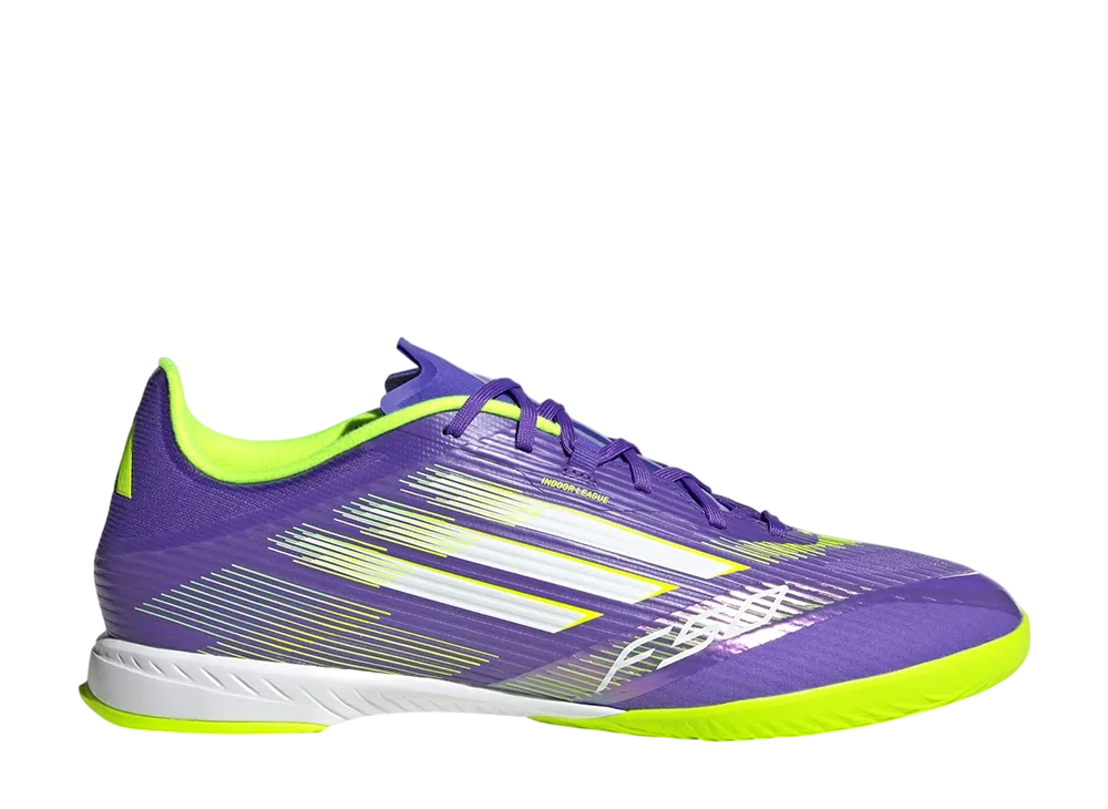 adidas F50 League Indoor "Purple Rush/Cloud White/Lucid Lemon"