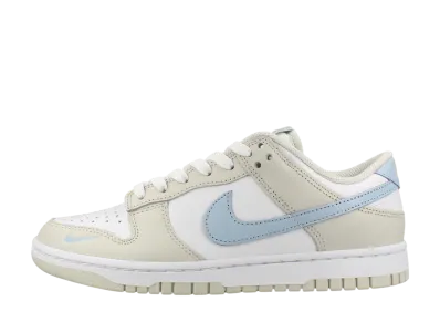 Nike Women's Dunk Low "White/Light Armory Blue/Light Bone"