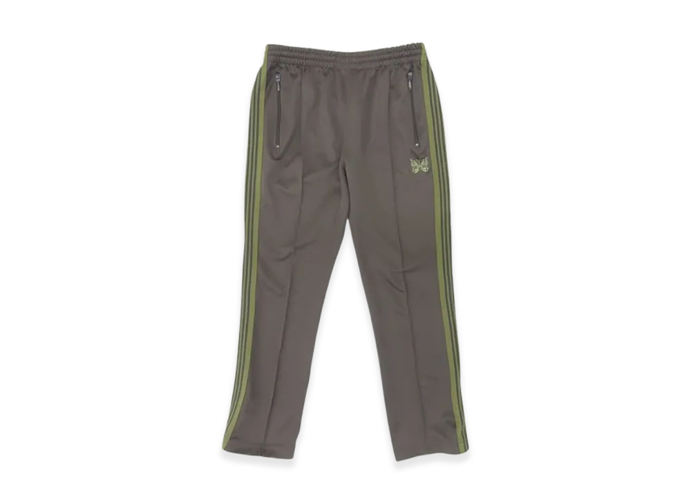 ニードルズ ナロー トラックパンツ ポリ スムース "オリーブ"