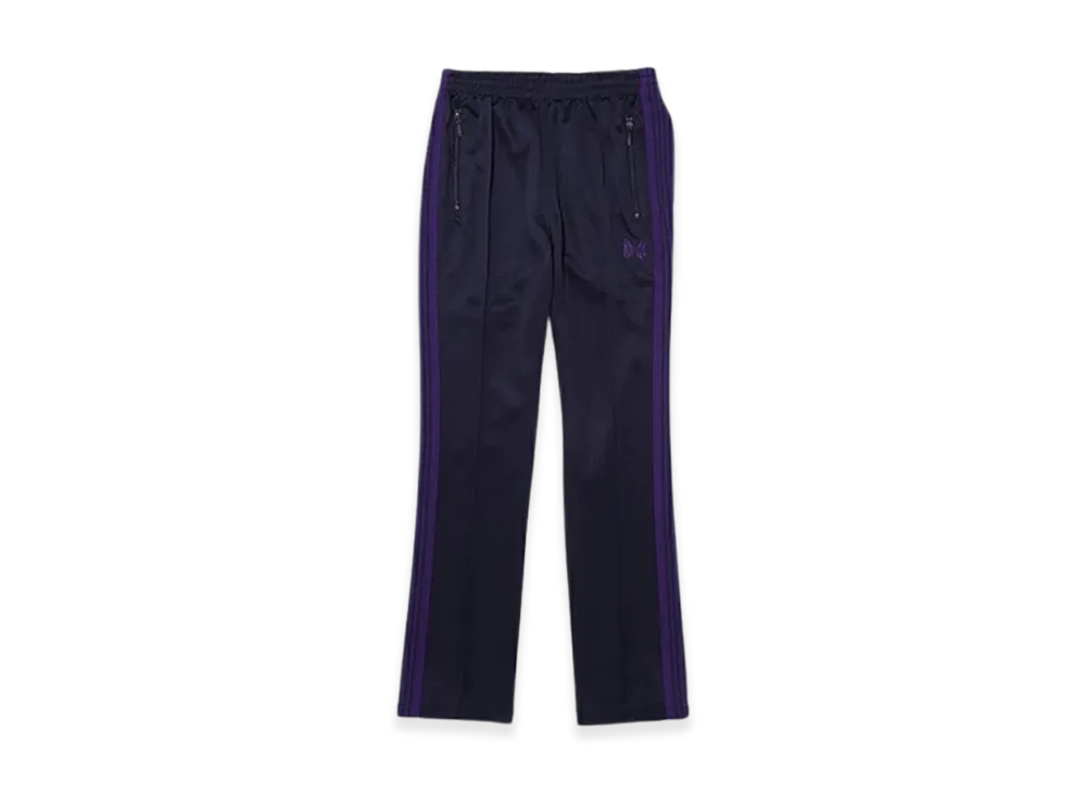 NEEDLES Narrow Track Pant - Poly Smooth "Navy/Purple"