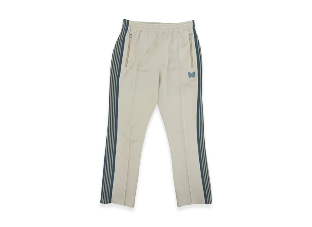 ニードルズ ナロー トラックパンツ ポリ スムース "ベージュ"